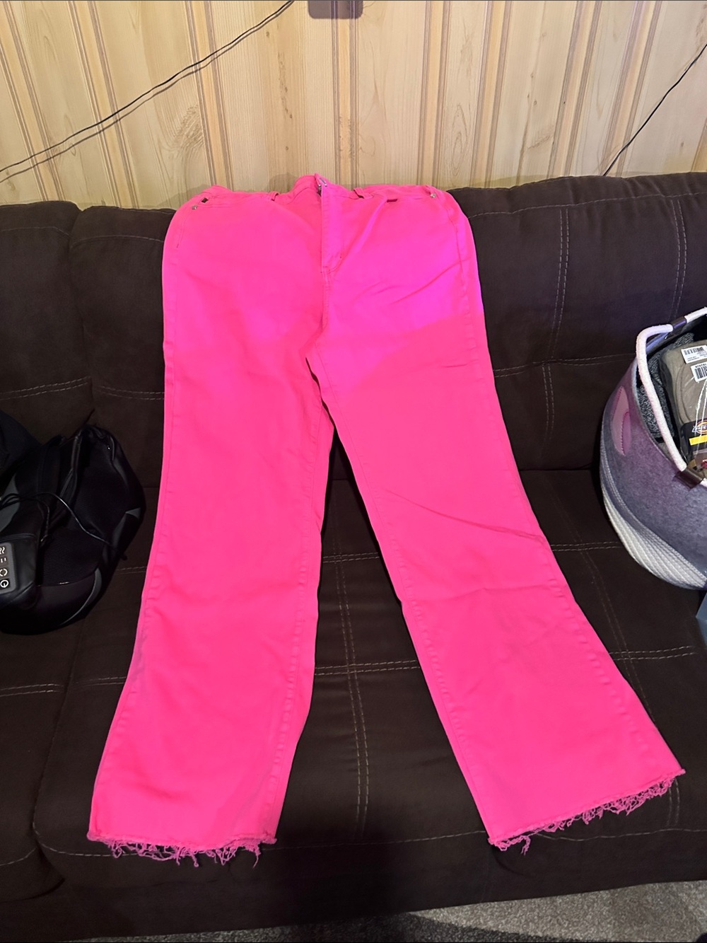 Judy Blue Bright Pink Women's Jeans - Stylish High-Waist Flare